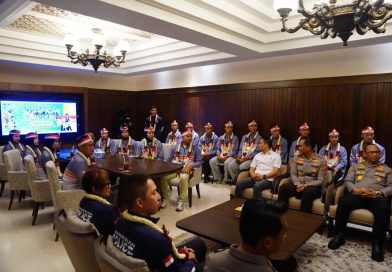 As SDM Kapolri Sambut Kepulangan Kontingen Taekwondo Garbha Presisi Peraih Juara Umum WATA Championship 2026