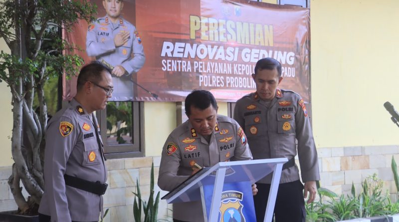Polres Probolinggo Resmikan Gedung SPKT Baru Tingkatkan Kualitas Pelayanan Masyarakat