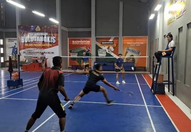 Junjung Sportivitas dan Kebersamaan, Polres Pasuruan Kota Gelar Laga Bulu Tangkis Antar Satfung dan Polsek Jajaran