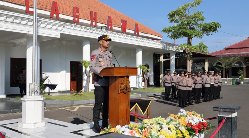 Kapolres Pasuruan Kota Pimpin Sertijab Tiga Kapolsek, Perkuat Organisasi Hadapi Tantangan Tugas