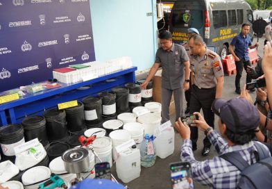 Polresta Malang Kota Bongkar Peredaran Kosmetik Ilegal Omzet Tembus Rp.100 Juta