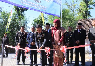 Hari Bhayangkara ke – 80, Polres Ngawi Bangun Sumur Bor Presisi untuk Masyarakat di Bringin