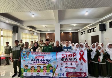 Hari Anak Nasional, Polresta Sidoarjo Edukasi Bahaya HIV/AIDS di Kalangan Pelajar